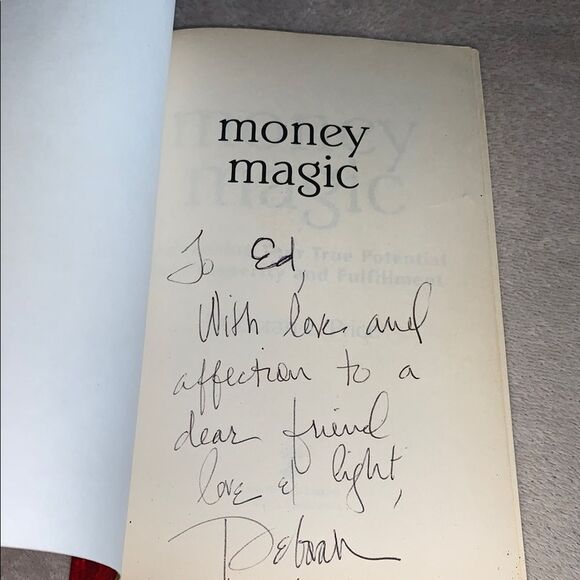 Money Magic Book by Deborah L. Price, signed by her. Preloved - Picture 6 of 7
